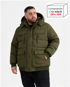 P8641 - Campera Puffer Térmica TALLE ESPECIAL